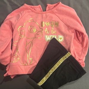 Disney baby girls 12 month outfit